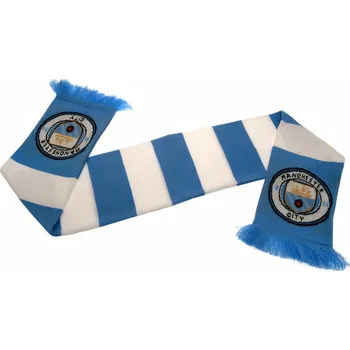 Šála MANCHESTER CITY FC Šála Manchester City FC, modro-bílá, 132x19 cm