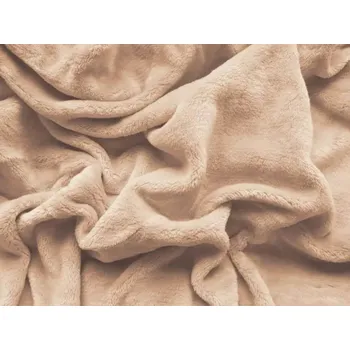 Prostěradlo Prostěradlo mikroplyš 140 x 200 cm béžové