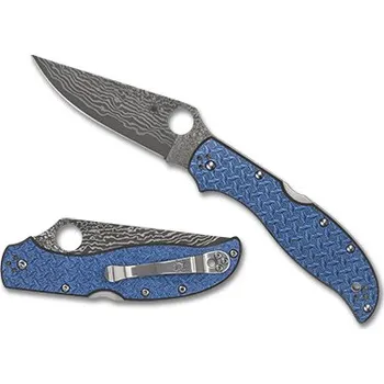 Spyderco Stretch 2 XL, zavírací nůž s klipem, modrý C258GFBLP