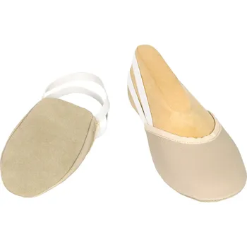 Dámské baleríny Gymnastické špičky kůže - béžové - 29