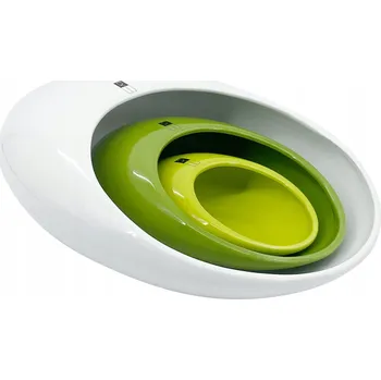 Mísa 'Bean S,M,L', sada 3 ks, bílá/zelená