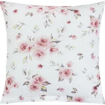 Povlak na polštářek Bellatex Povláček krepový 40x40 cm Růže růžová