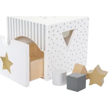 Úložný box JABADABADO Třídicí box stříbrný