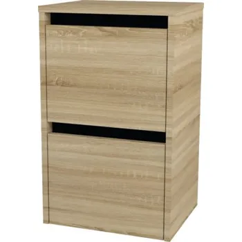 Koupelnový nábytek Koupelnová závěsná skříňka Devo Etna 2.0 přírodní dub 40 x 65 x 33 cm ET2-PS2S40-P51