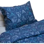 nanoSPACE Dětské protiroztočové povlečení Nanobavlna® – vzor liška 90×135, 45×60 cm