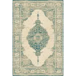 Vlněný koberec Agnella Isfahan Zephyr Smaragd - 240 x 340 cm