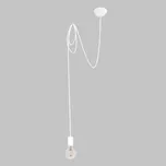 Nowodvorski 9745 SPIDER white - Retro závěsné svítidlo (Retro svítidlo na zavěšení s bílým kabelem)