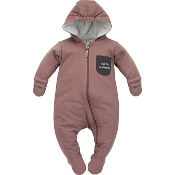 Kojenecké oblečení PINOKIO Dreamer Teplý overal Dark Beige Velikost (od výrobce): 62