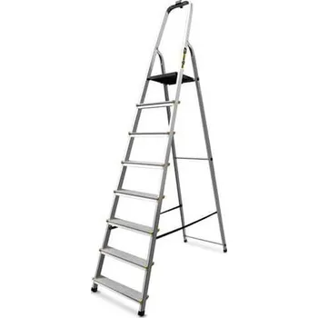 Schůdek Manutan Expert Hliníkové schůdky Star BY, 8 stupňů