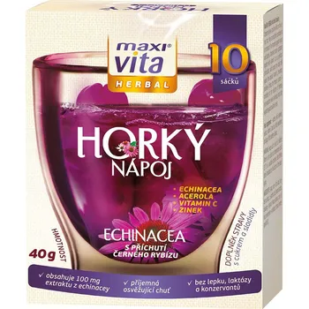 Přírodní produkt Vitar Maxi Vita Herbal Horký nápoj Echinacea 10 sáčků