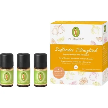 Primavera Aromaterapie Esencialni-olejeVoňavá citrusová blaženost BIO grapefruit 5 ml + pomeranč citron 1 Stk. (477,00 Kč / 1 ks.)