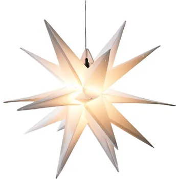 Lampička STERNTALER Plastová hvězda Jumbo Ø1m venkovní 18 cípů bílá - kabel - délka 400 cm 1 x 15 W - Doprava zdarma