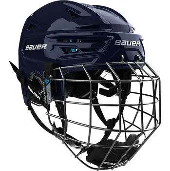Hokejová helma Hokejová helma Bauer RE-AKT 155 Combo Navy Senior L