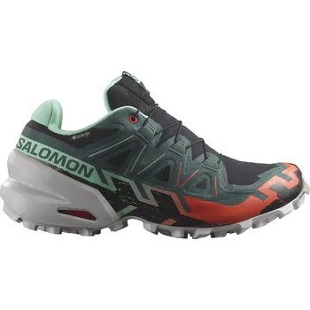 Dámská obuv Salomon Speedcross 6 GTX W L47584200 - black/electric green/cherry tomato 38 2/3