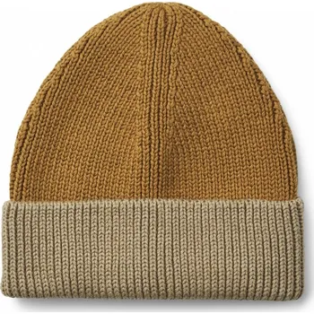 Čepice LIEWOOD Ezra Čepice Golden Caramel Oat mix Velikost (od výrobce): 1 - 2 r.