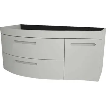 Koupelnový nábytek Koupelnová skříňka pod umyvadlo Devo Vena 2.0 levá šedá 110 x 50 x 42 cm VE2-SU1D2SL-2-F76