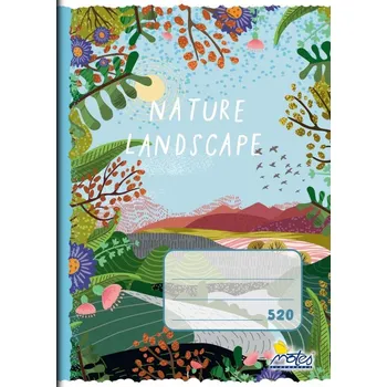 Sešit Notes Školní sešit A5 520 20 listů čistý mix motivů