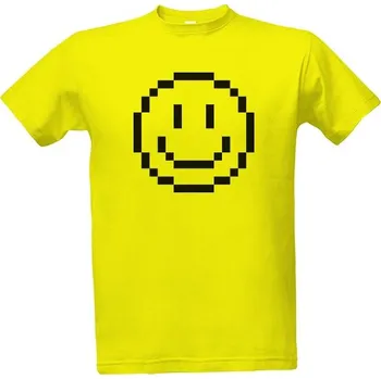 Pánské oblečení Tričko s potiskem Pixel Smajlík pánské