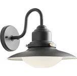 REDO 90093 ELIO - Venkovní nástěnné šedé svítidlo v industriálním stylu, 1 x E27, IP44 (Nástěnné retro svítidlo venkovní s krytím IP44)