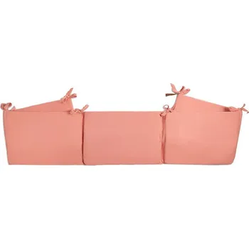 mantinel do postýlky FUNNABABY Mantinel Coral Pink