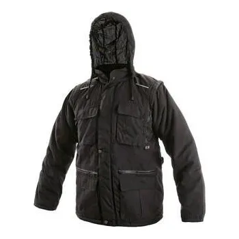 pracovní bunda Bunda GEORGIA, zimní, pánská, černá, vel. 3XL