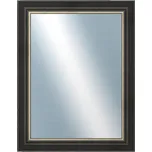 DANTIK - Zrcadlo v rámu 70x90 | GREECE černá