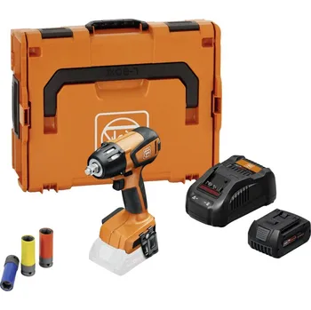 Vrtačka Fein ASCD 18-300 W2 AS aku rázový utahovák, 18 V, 5.0 Ah Li-Ion akumulátor, vč. nabíječky, kufřík, 71151062000