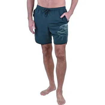 Pánské kraťasy Pánské koupací kraťasy BUSHMAN ELBE petrolejová XXL