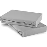 Prostěradlo ložní šedá jersey EMI: Prostěradlo Full 140x190