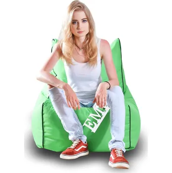 Sedací pytel Sedací vak židle nylonová zelená EMI