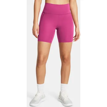 Dámské kraťasy Under Armour Kraťasy Meridian Bike Short 7in-PNK - Dámské Under Armour růžová 2709832