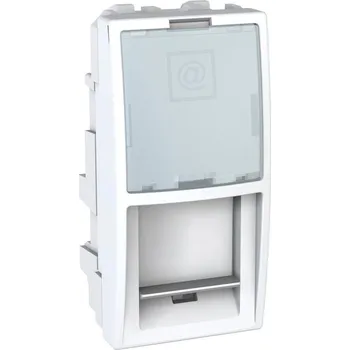 Elektrická zásuvka Schneider Electric MGU9.420.18 Kryt datové zásuvky LexCom 1mod. polar MGU942018