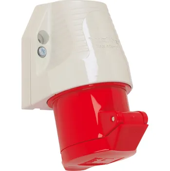 Elektrická zásuvka WALTHER 110406 Nástěnná zásuvka CEE 16A 4P 400V 6h IP44