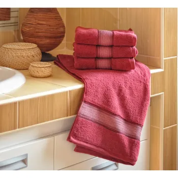 Ručník Luxusní Froté ručník DITA 50x100 cm - VÍNOVÝ