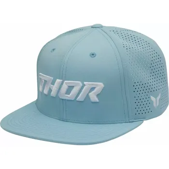 Kšiltovka Čepice s kšiltem / trucker kšiltovka THOR HAT CORP LIGHT BLUE barva light modrá, uni velikost (sportovní volnočasová čepice s rovným kšiltem, střih z pěti panelů)