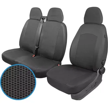 Potah sedadla Automega Autopotahy MAN TGE, 1+2, 3 místa, od r. 2017, NOVÝ MODEL, grafit