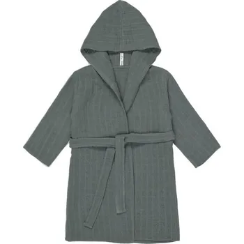 Dětské zboží LÄSSIG Muslin Bathrobe dots petrol green 24-36m