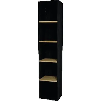 Koupelnový nábytek Nástěnný regál do koupelny Devo Sonet grafit/dub 35 x 164 x 30 cm SF-SO35-F113P52