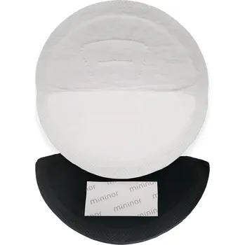 Těhotenská móda MININOR Prsní vložky jednorázové 24 ks Black