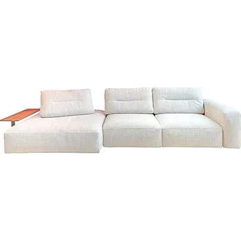 Pohovka Modulární sofa Saba My Taos Tundra 01 col.03 š.326 vč. stolku ořech Canaletto a polštáře