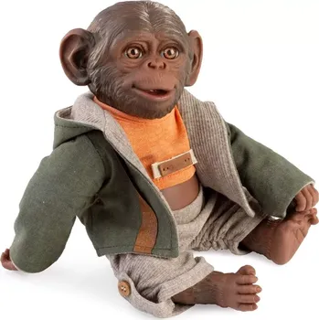 Guca Muñecas Reborn realistická opička s celovinylovým tělem 32 cm, 990