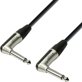 Příslušenství ke zvukové technice Adam Hall Cables K4 IRR 0060 - Instrumentenkabel REAN 6,3 mm Winkelklinke mono a