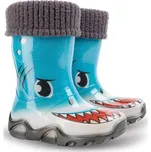 Dětské holínky Demar - HAWAI PRINT LUX AR 0032 - žralok/ shark Barva: Modrá, Velikost: 20-21