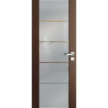 Vasco Doors Ventura SATINATO pruhy VD-VSPR2170 bílá Průchozí šíře dveří: 90 / 197 cm, Orientace dveří: Pravé, Provedení dveří: Falcové