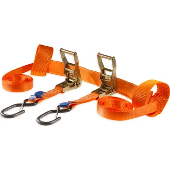 Přívěs FALK GROUP Upínací souprava 25mm pro uchycení motocyklu, hák s pojistkou