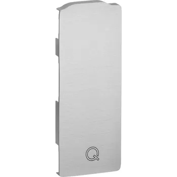 Koncové víčko, Easy Glass Slim, boční montáž Koncové víčko, Easy Glass Slim, boční montáž, pravé, hliník, kartáčovaný, eloxovaný