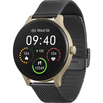 Garett Electronics Smartwatch Classy, zlaté/černé