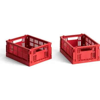 Úložný box HAY Úložný box Colour Crate Mini set 2ks, red