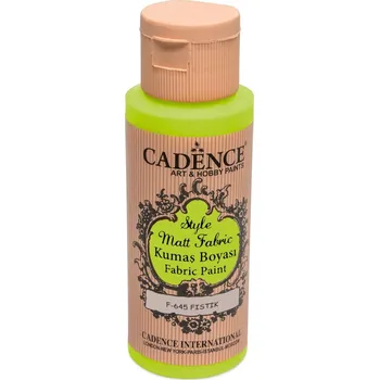 Textilní barva Cadence Style Matt Fabric - pistáciová zelená / 50 ml
