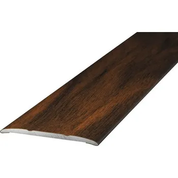 přechodová lišta Přechodový samolepící profil PRINZ š. 38 mm, délka 90 cm,0-2mm, dekor ořech (Podlahová lišta,Přechodová lišta, přechodový profil, hliníkový přechodový profil, bezbariérový práh, kobercové ukončení, lišta na ukočení podlahové krytiny, ukončovací líšta,)